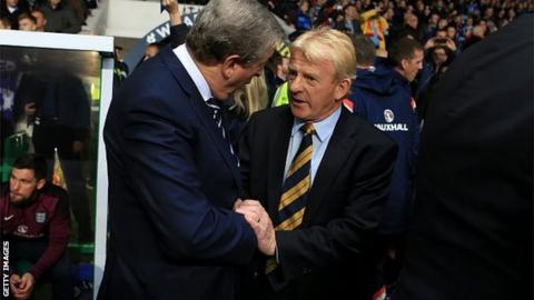 England manager Roy Hodgson and Scotland boss Gordon Strachan
