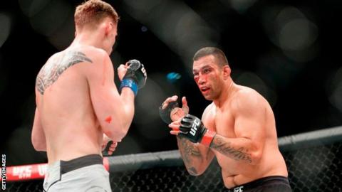 Fabricio Werdum and Alexander Volkov