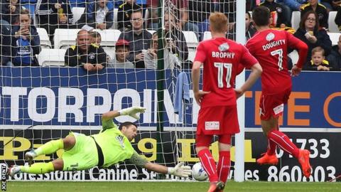 Michael Doughty scores for Swindon