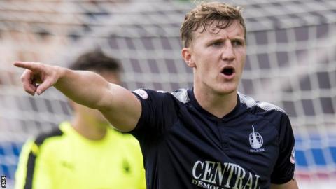Paul Watson in action for Falkirk