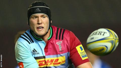 Kieran Treadwell has made six appearances for Harlequins