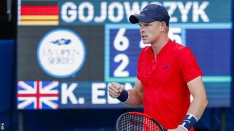 Britain's Kyle Edmund