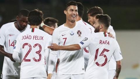 Cristiano Ronaldo Scores Four In Portugal Win Over Lithuania