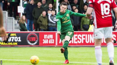 Callum McGregor scores for Celtic