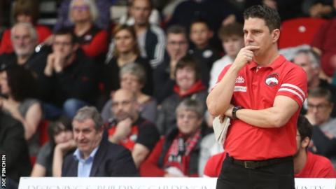 Rob Paternostro, coach of Leicester Riders