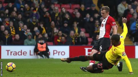 James Ward-Prowse scores against Watford