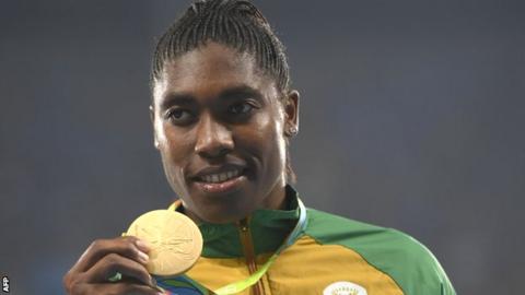 Semenya has won the Olympic 800m title twice and the world title three times