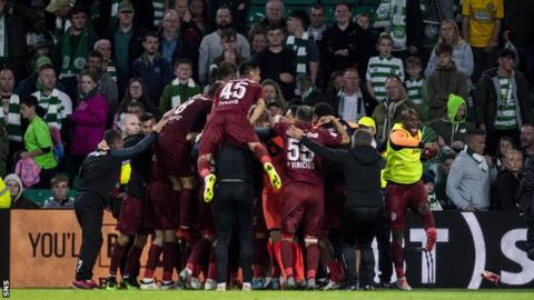 Celtic conceded four goals in Glasgow to go out of the Champions League at the hands of Cluj