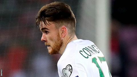Connolly made his Republic debut in the 0-0 draw with Georgia in October