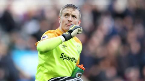 Everton's Jordan Pickford