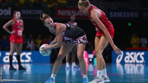 South Africa and England netball