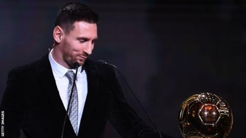 Lionel Messi wins his sixth Ballon d'Or.