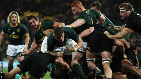 Malcolm Marx was a try-scorer in September's win in New Zealand