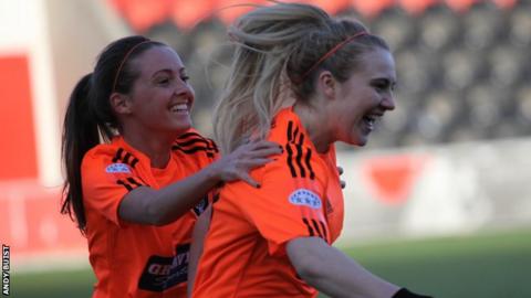 Fiona Brown was among the goalscorers for Glasgow City