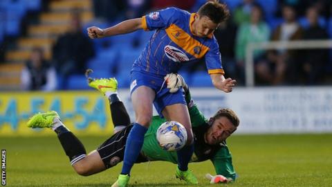 Goalkeeper Luke Simpson