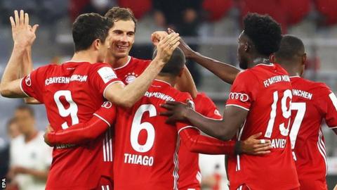 Bayern celebrate
