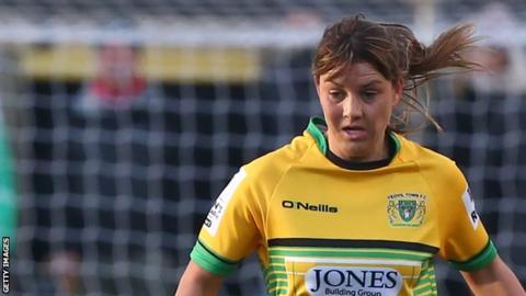 Gemma Evans has featured for Wales in their qualification campaigns for the 2017 Women's European Championships and 2019 Women's World Cup