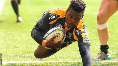 Christian Wade in action for Wasps