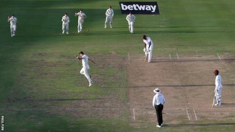 James Anderson celebrates