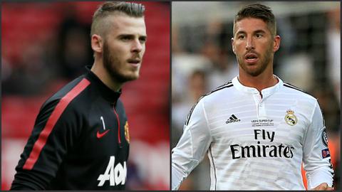David De Gea and Sergio Ramos