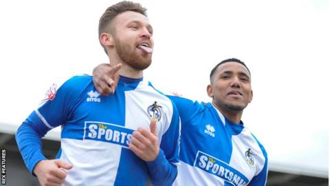 Matty Taylor and Cristian Montano