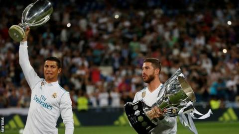 Cristiano Ronaldo and Sergio Ramos
