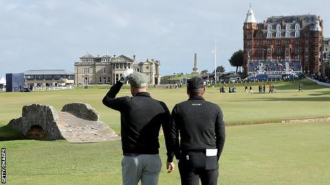 The Swilken Bridge at the 18th, St Andrews' Old Course