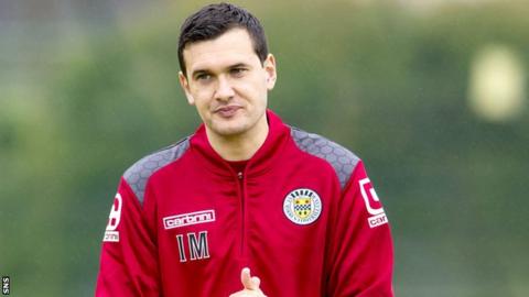 St Mirren manager Ian Murray