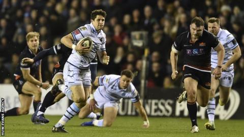 Lloyd Williams' try sparked a second-half comeback for Cardiff