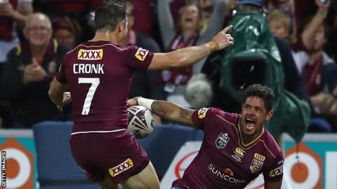 Cooper Cronk and Dane Gagai