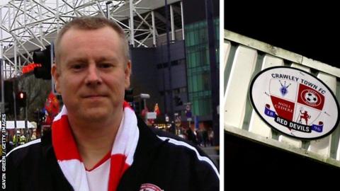 Gavin Green outside Old Trafford