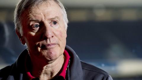 Edinburgh coach Alan Solomons talsk to the media ahead of their European Challenge Cup match against Grenoble