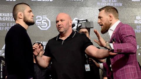 Khabib Nurmagomedov and Conor McGregor