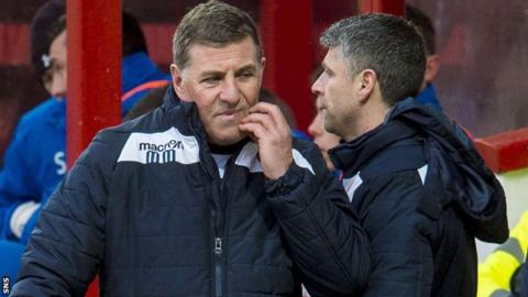 Motherwell manager Mark McGhee