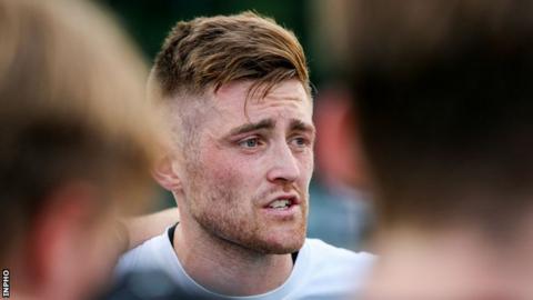 Shane O'Donoghue scored Ireland's only goal of the game