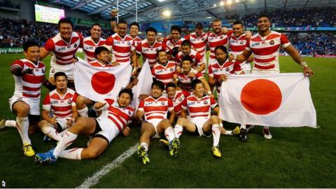 Japan beat South Africa