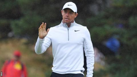 Rory McIlroy at Carnoustie