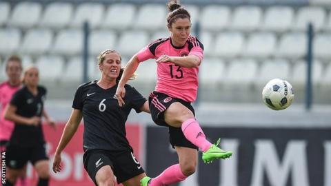 Jane Ross opened the scoring for Scotland