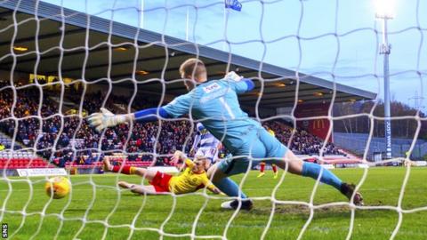 Shea Gordon scores