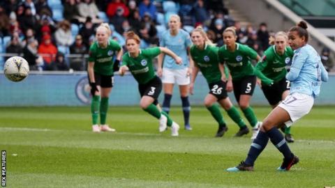 A Nikita Parris brace increased her lead as the WSL's all-time top goal scorer