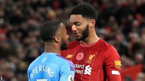 Raheem Sterling and Joe Gomez