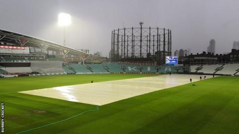 Covers on at The Oval