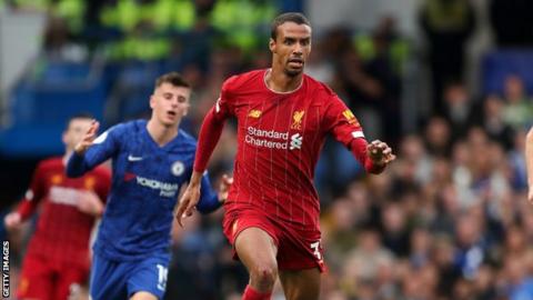 Joel Matip in action against Chelsea