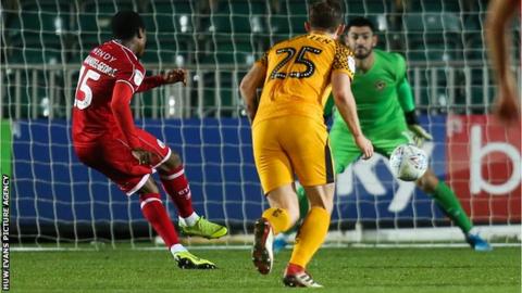 Ashley Nathaniel-George had put Crawley Town ahead from the penalty spot