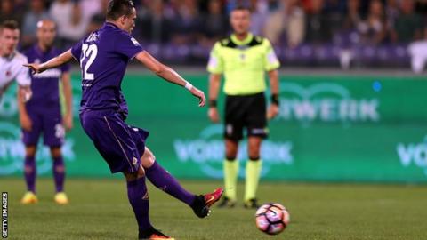 Fiorentina's Josip Ilicic