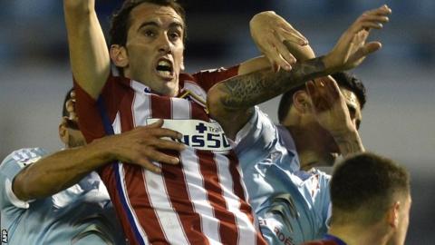 Atletico Madrid defender Diego Godin