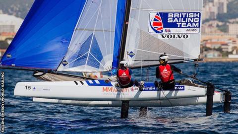 Ben Saxton and new crew-mate Nikki Boniface