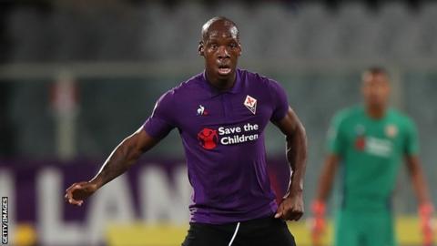 Fiorentina and Burkina Faso's Bryan Dabo