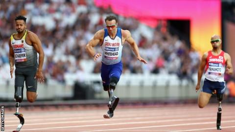 Richard Whitehead at London 2017
