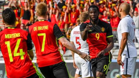 Belgium celebrate